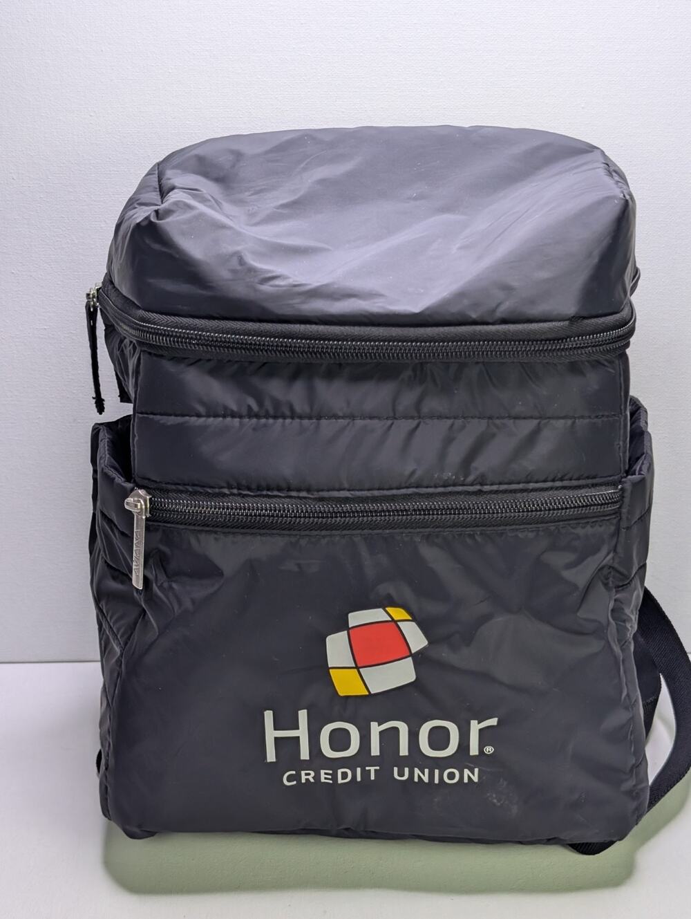 Aviana Honor Credit Union Insulated BackpackCooler Black Lunch Bag